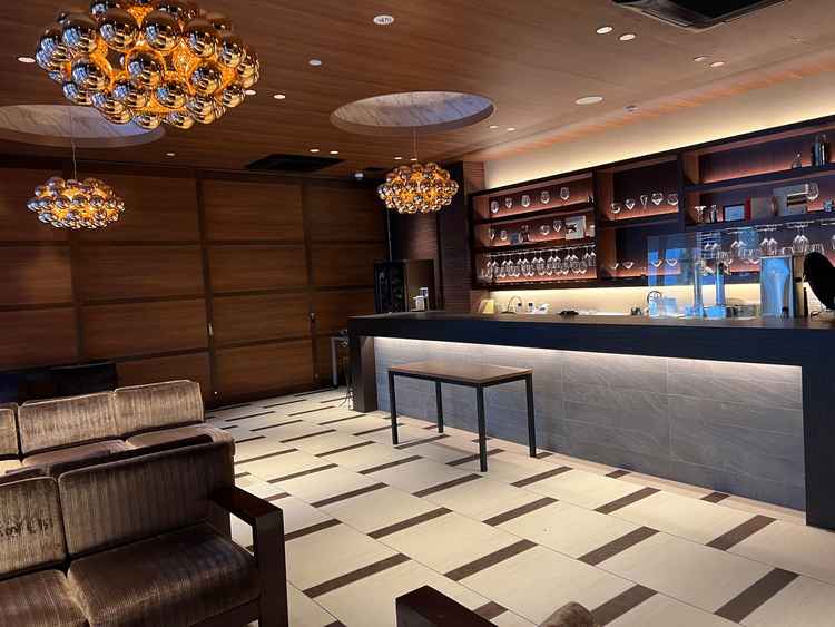 少人数披露宴の待合室。