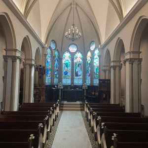 ステンドグラスとゴシック様式が素敵な大聖堂です。