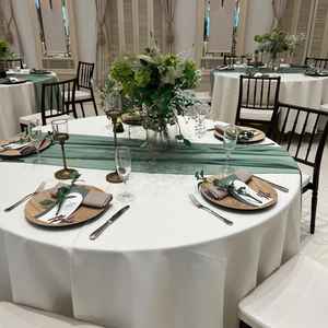 テーブルセッティングの見本です。自分たちの好みに変えれるようです！