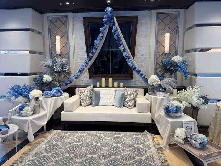 新郎新婦高砂ソファ