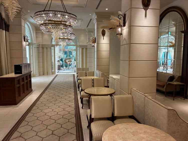 ゲスト待合スペース