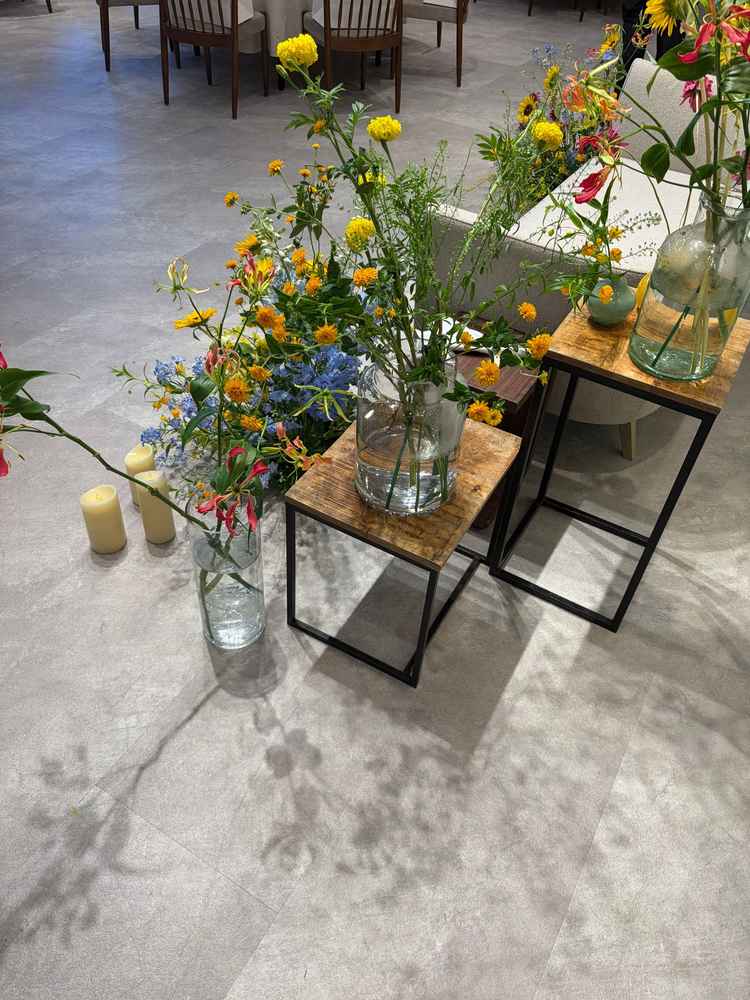 挙式会場のお花