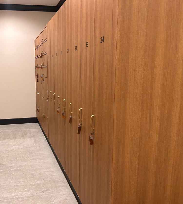 ロッカールームです。