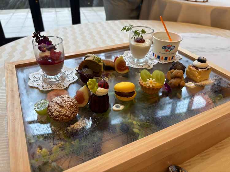 デザートブッフェ体験ができました。