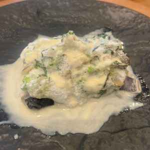 魚料理は少し水っぽくて残念でした。