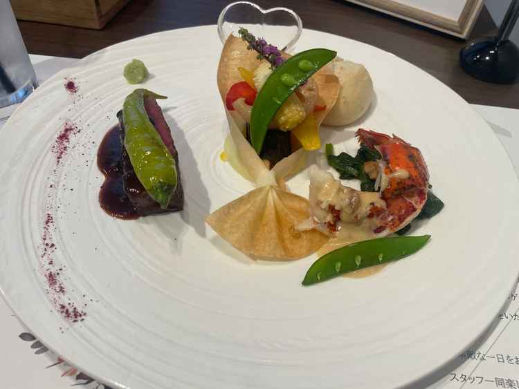 試食。エビがとても美味しかったです。