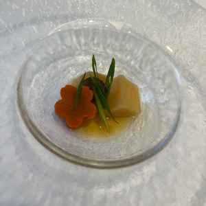 試食では、フレンチではなく珍しい和食も出てきた。