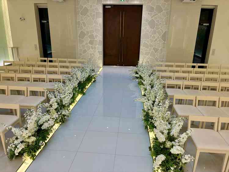 チャペルのバージンロード