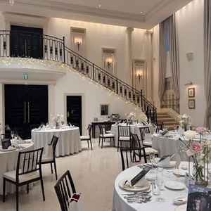 会場がとても可愛かったです。デーブルクロスやお花でもガラリと印象が変わりそうでした。