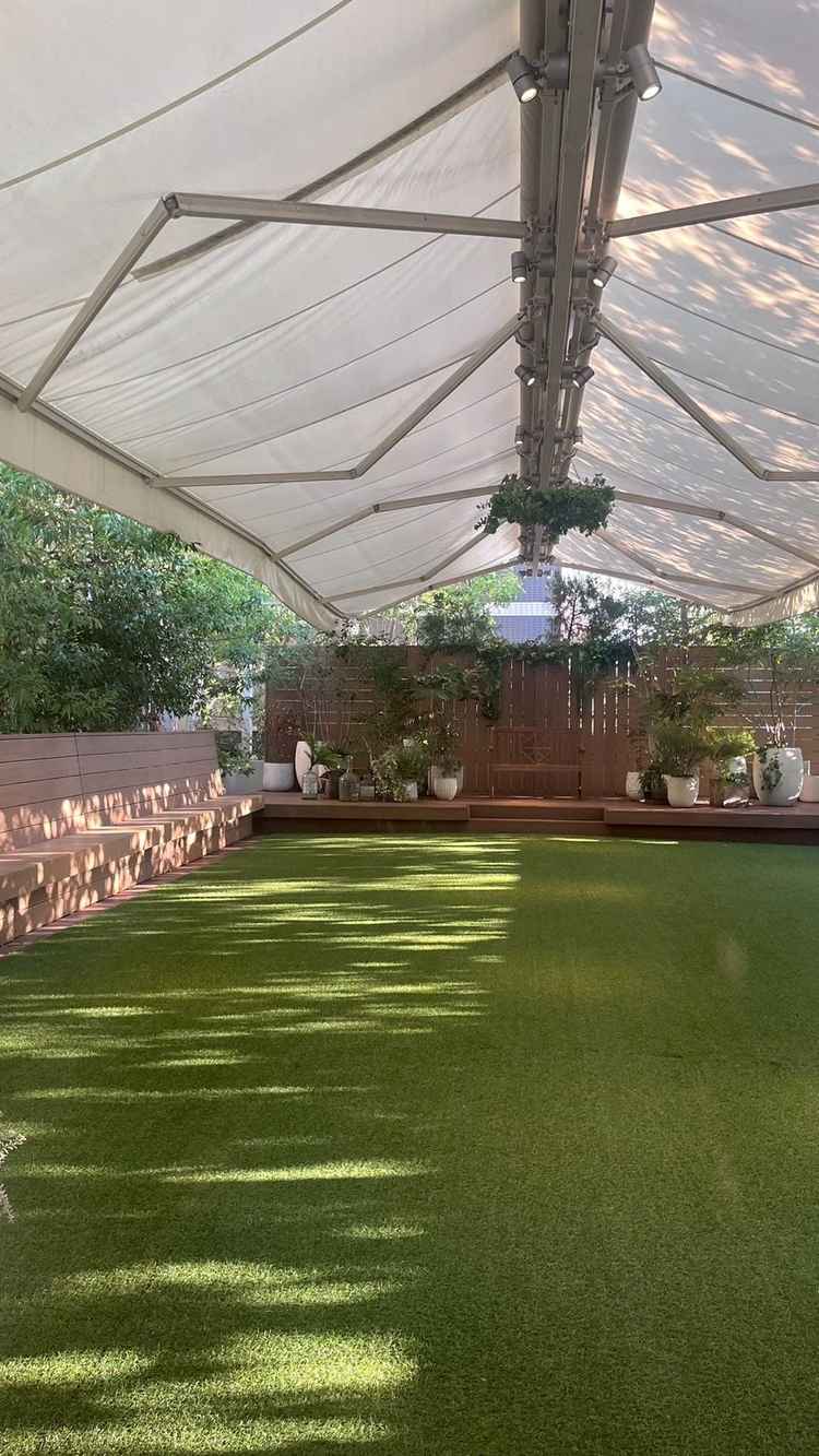 屋上にあるガーデン