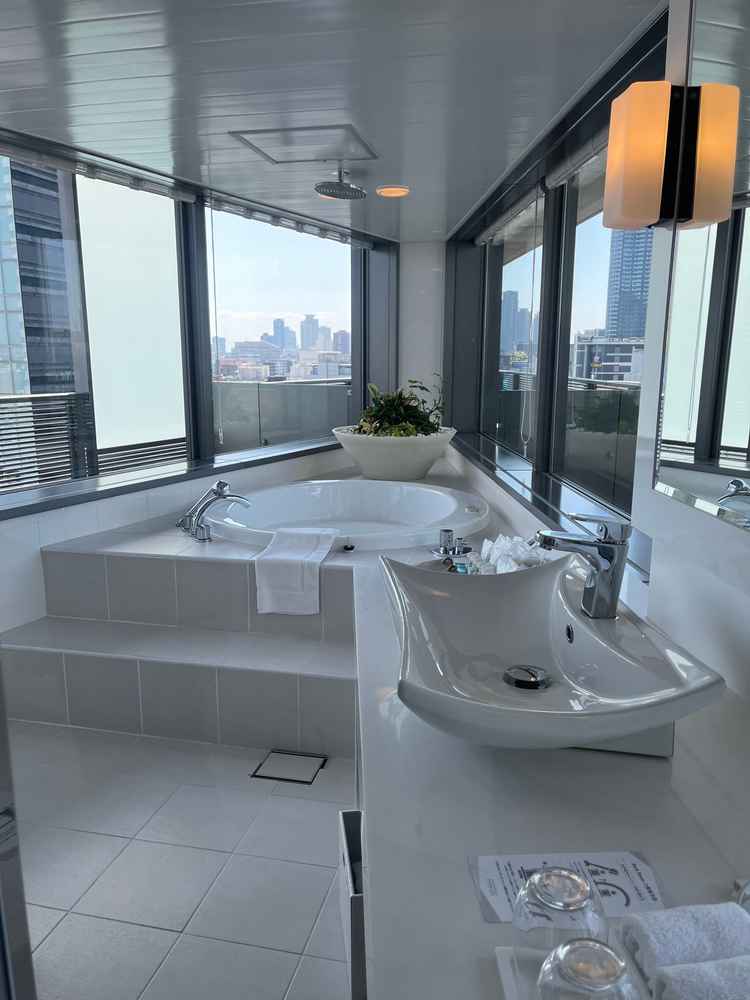 宿泊プレゼント特典で泊まれる客室のお風呂。