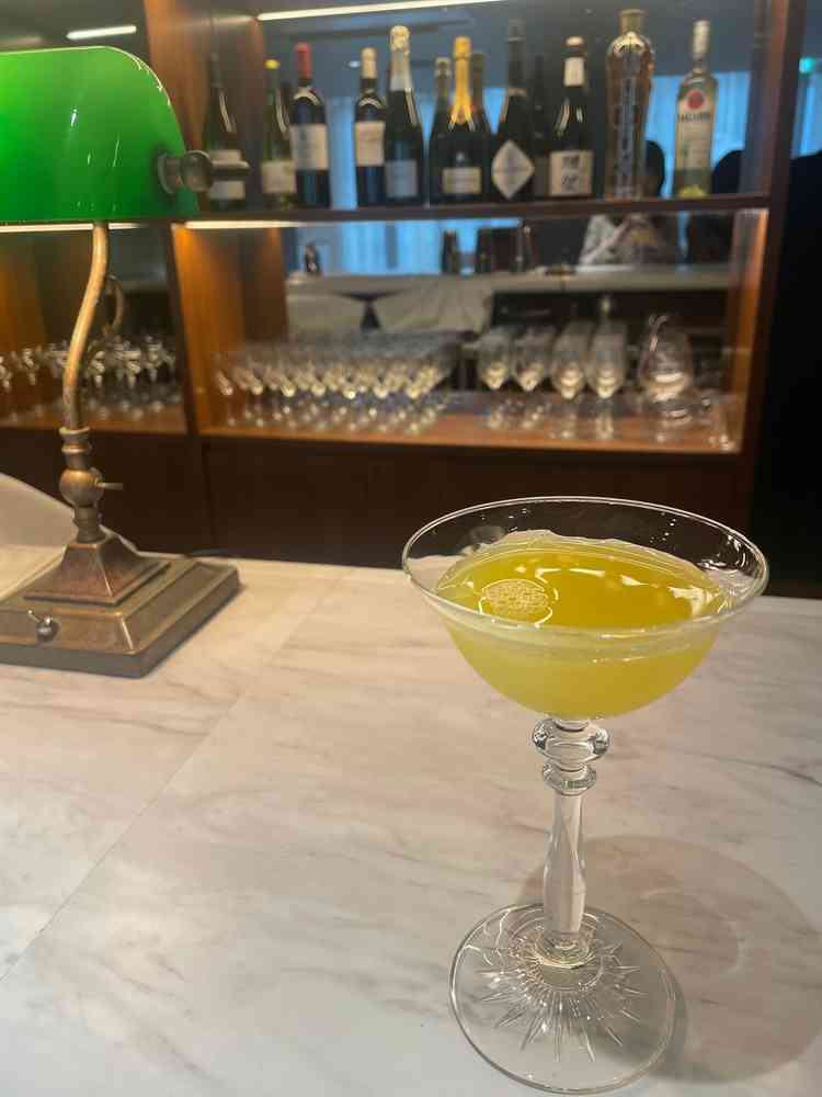 ウェルカムドリンクを出していただきました。