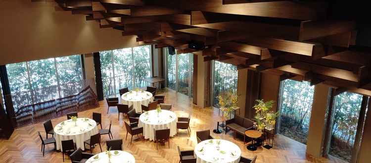 小サイズの披露宴会場。普段はレストラン営業をしています。