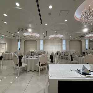 1番見たかった披露宴会場を一番最初に見せて頂きました。