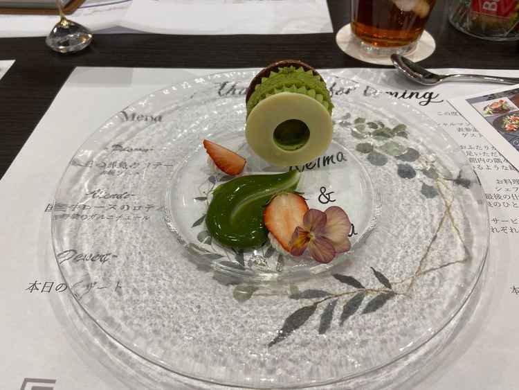 試食のデザート
