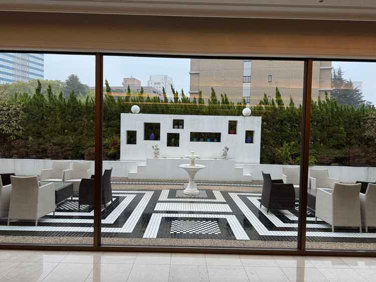 実施予定披露宴会場のガーデン