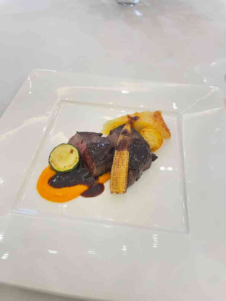 試食でいただいたお肉。柔らかくて美味しかった。