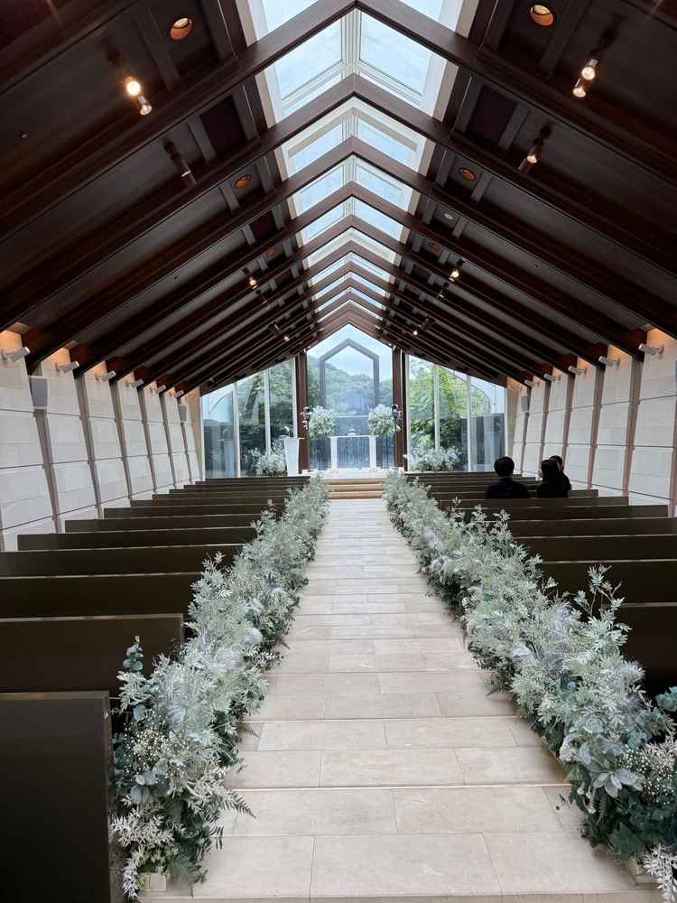 もう一つのチャペルは自然が感じられて、こちらも良かったです。