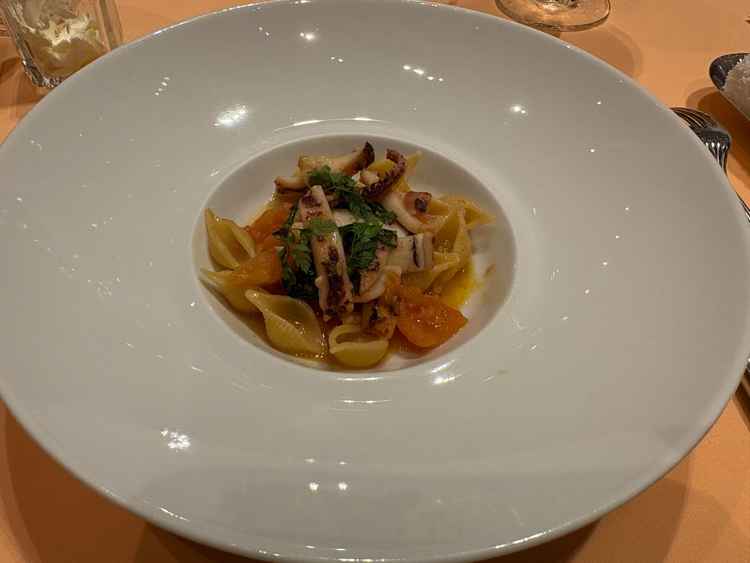 私たちが選んだパスタでおまかせで作成してくれました