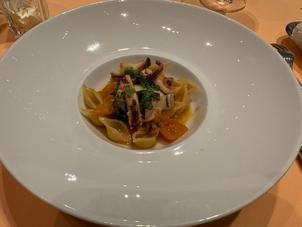 私たちが選んだパスタでおまかせで作成してくれました