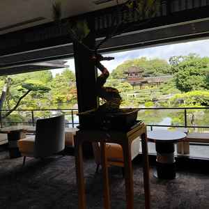 披露宴会場のロビーからの眺望