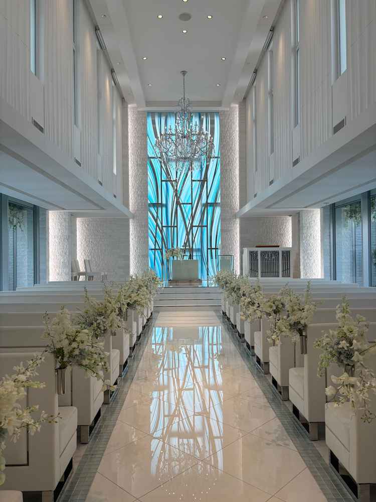 大理石のバージンロード