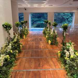 カジュアルな雰囲気な挙式会場。