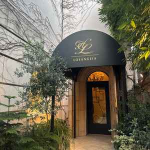 外観の階段と緑が上品で印象的でした。