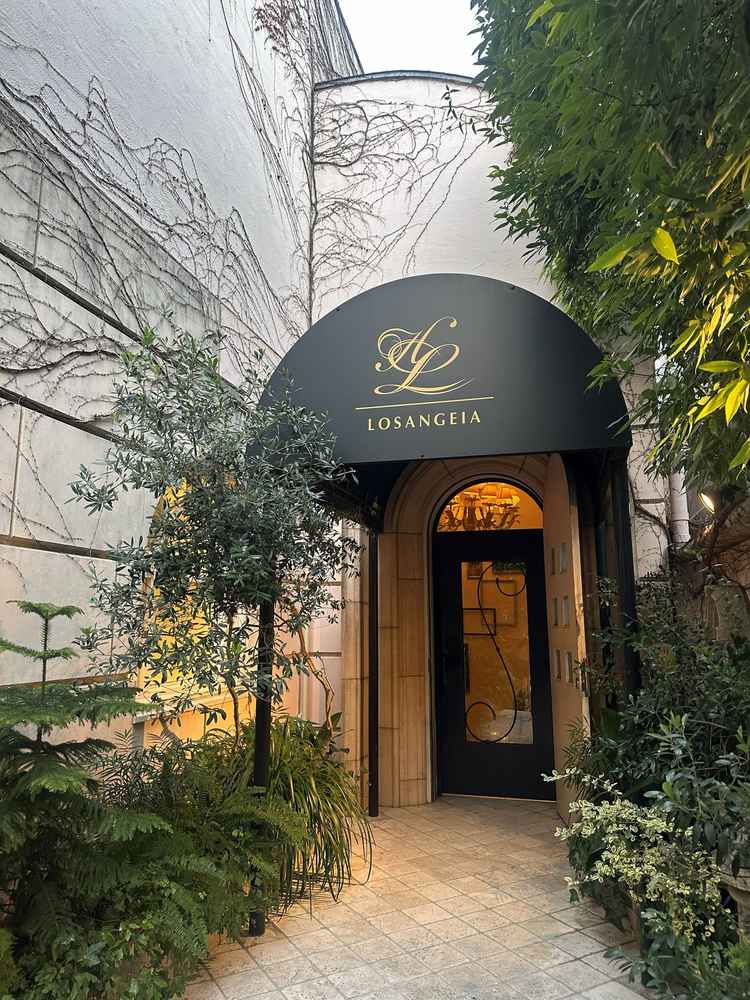 外観の階段と緑が上品で印象的でした。