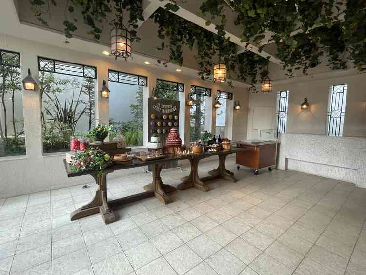 披露宴会場。広く使えそうでした。