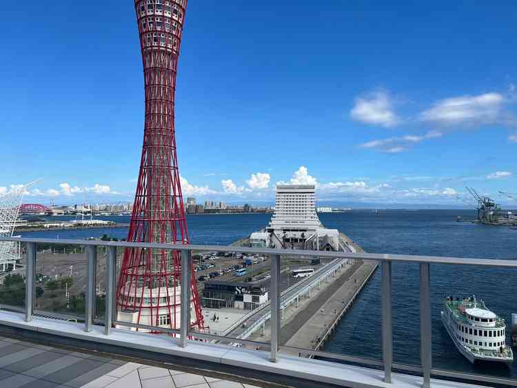 チャペルを出たところの景色