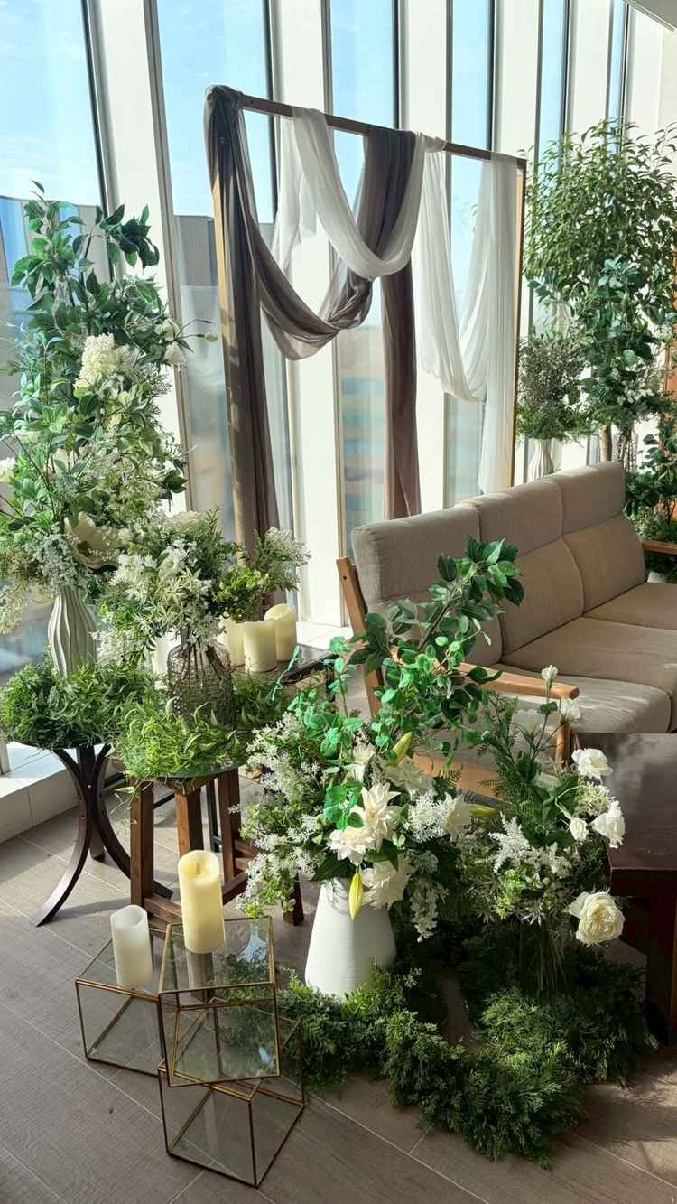 大規模宴会場付属のガーデン