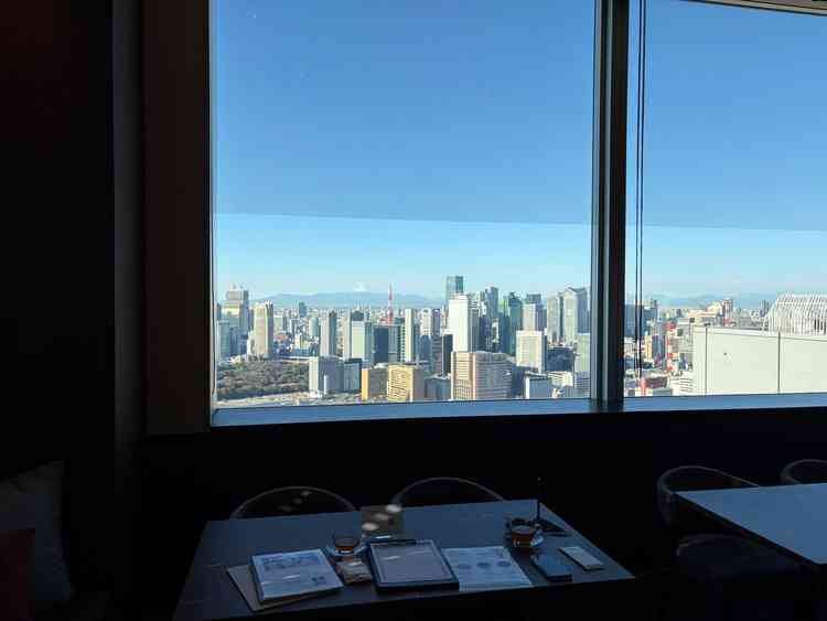 ウェイティングルームからの眺め