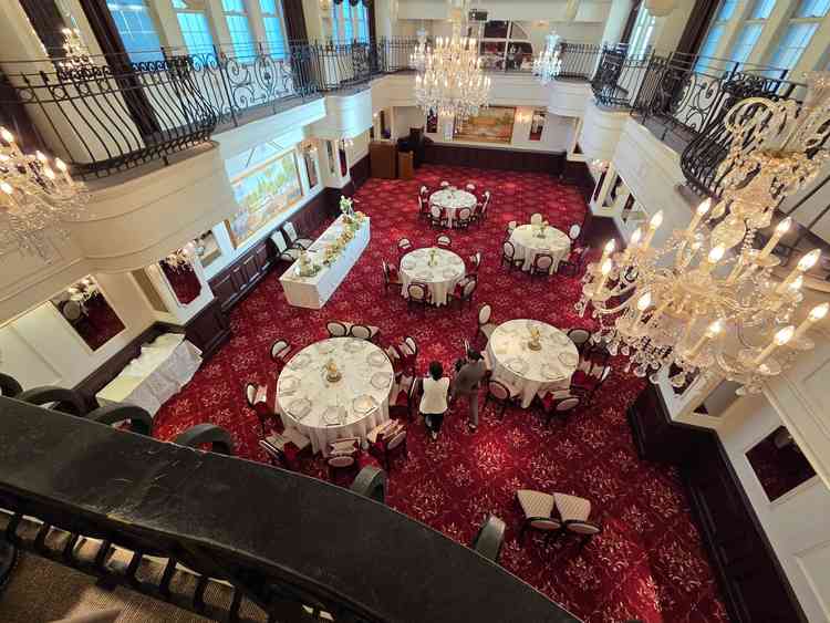 2階からの眺め、演出の仕方をうかがいました。イメージがわきました！