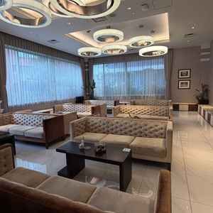 早く来たゲストが待機できる場所。喫煙所やトイレも近かったです。