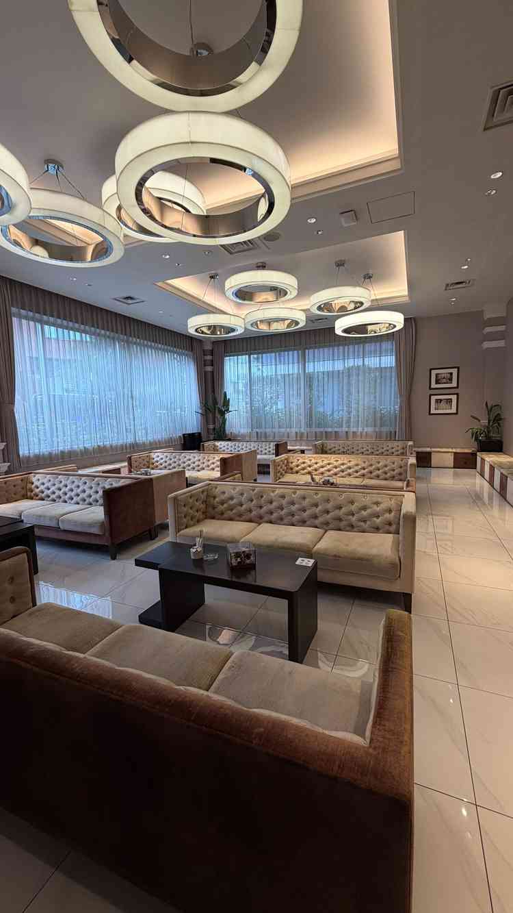 早く来たゲストが待機できる場所。喫煙所やトイレも近かったです。