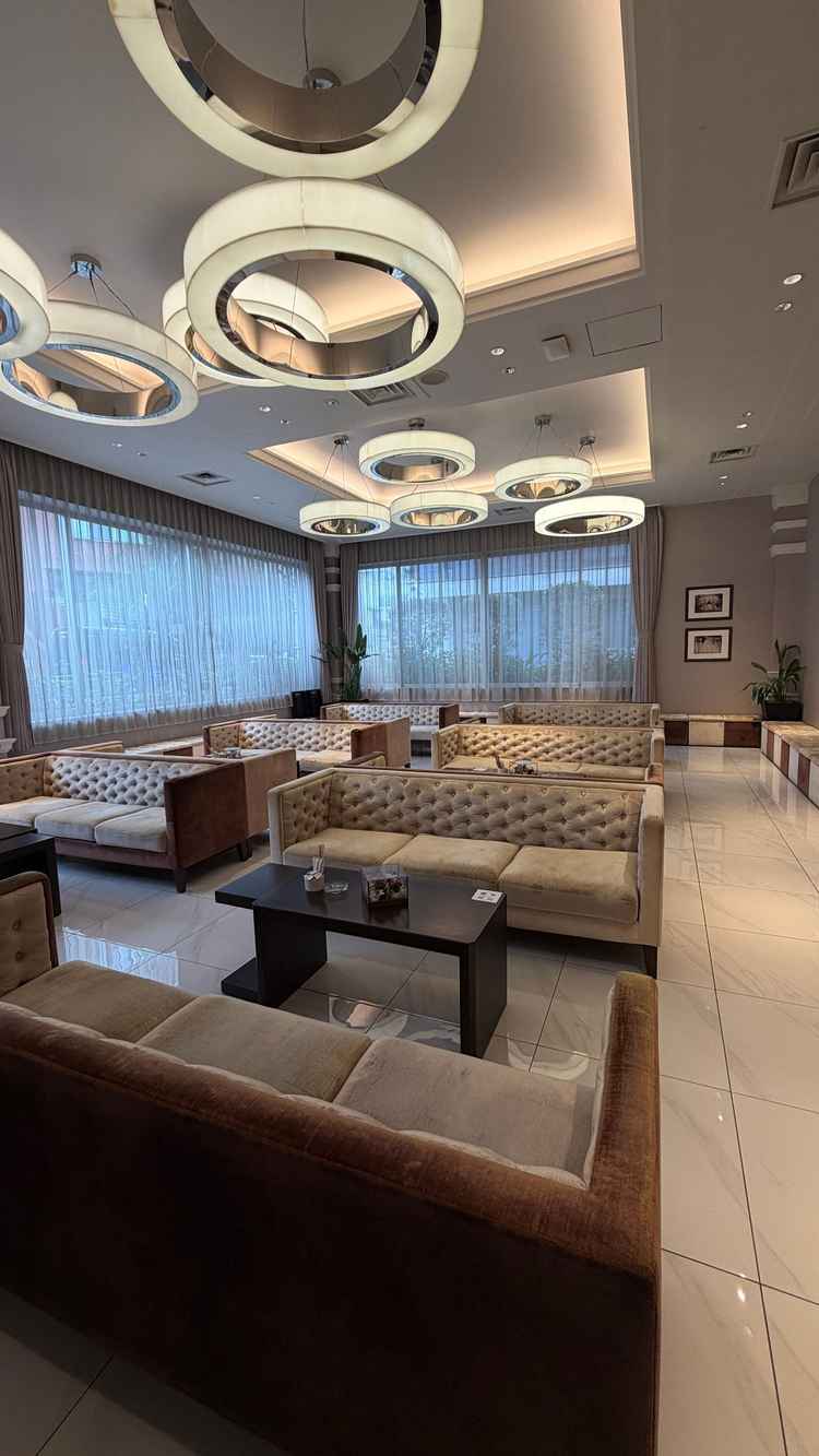 早く来たゲストが待機できる場所。喫煙所やトイレも近かったです。