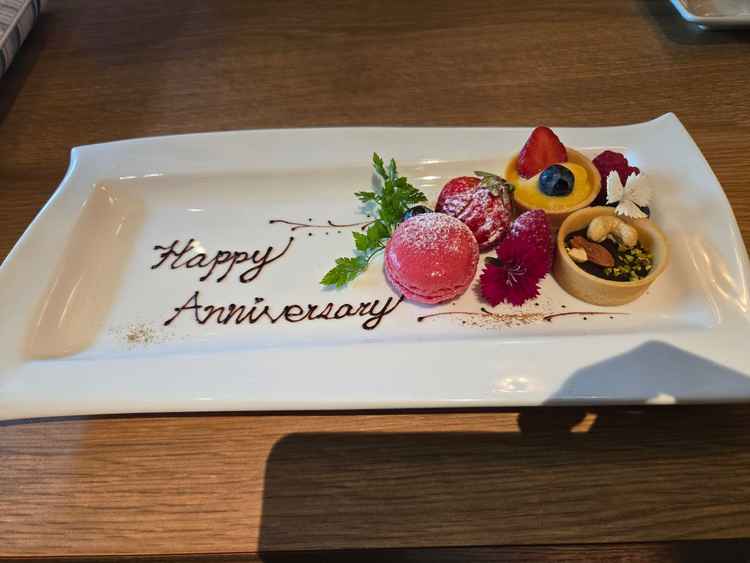 記念プレートをもらいました