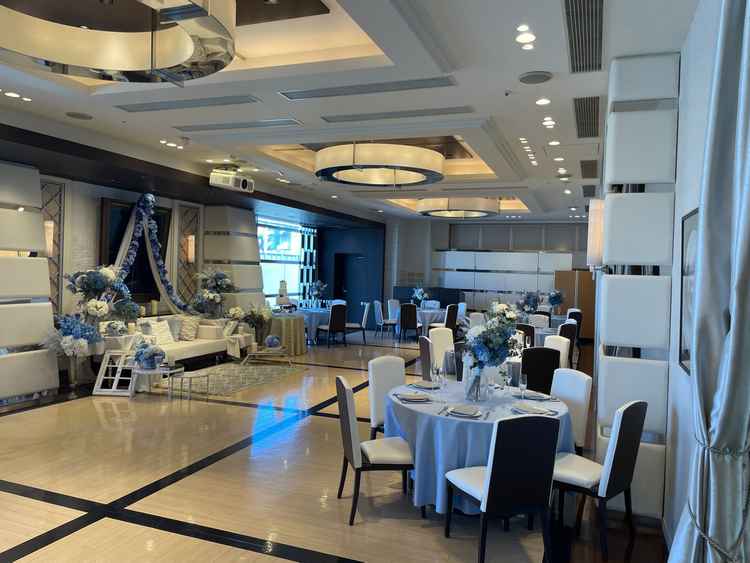 落ち着いた色合いの披露宴