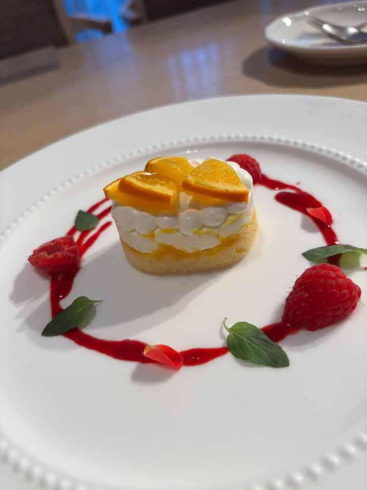 試食のデザート