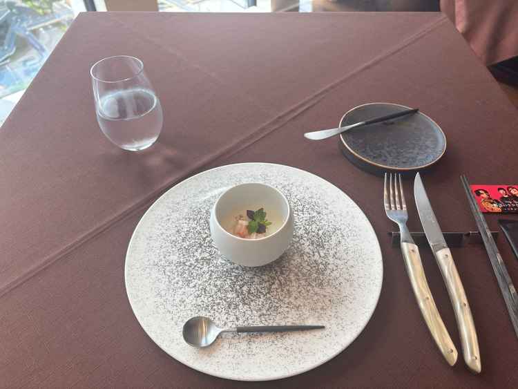 試食　前菜の茶碗蒸し