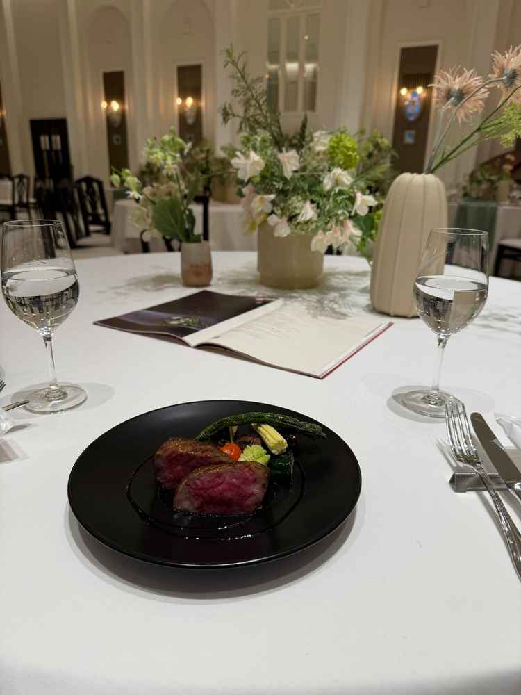 試食したお料理。お肉が柔らかくとても美味しかったです。