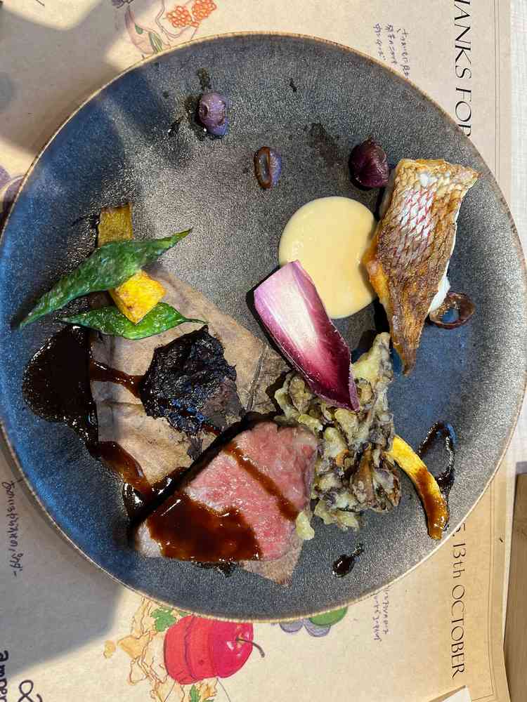 フェアの料理