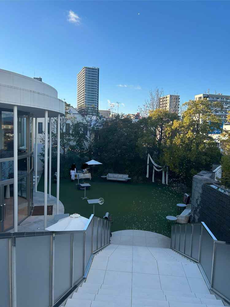 ガーデンが広いのでゲストと会話を楽しむ場所にピッタリでした。