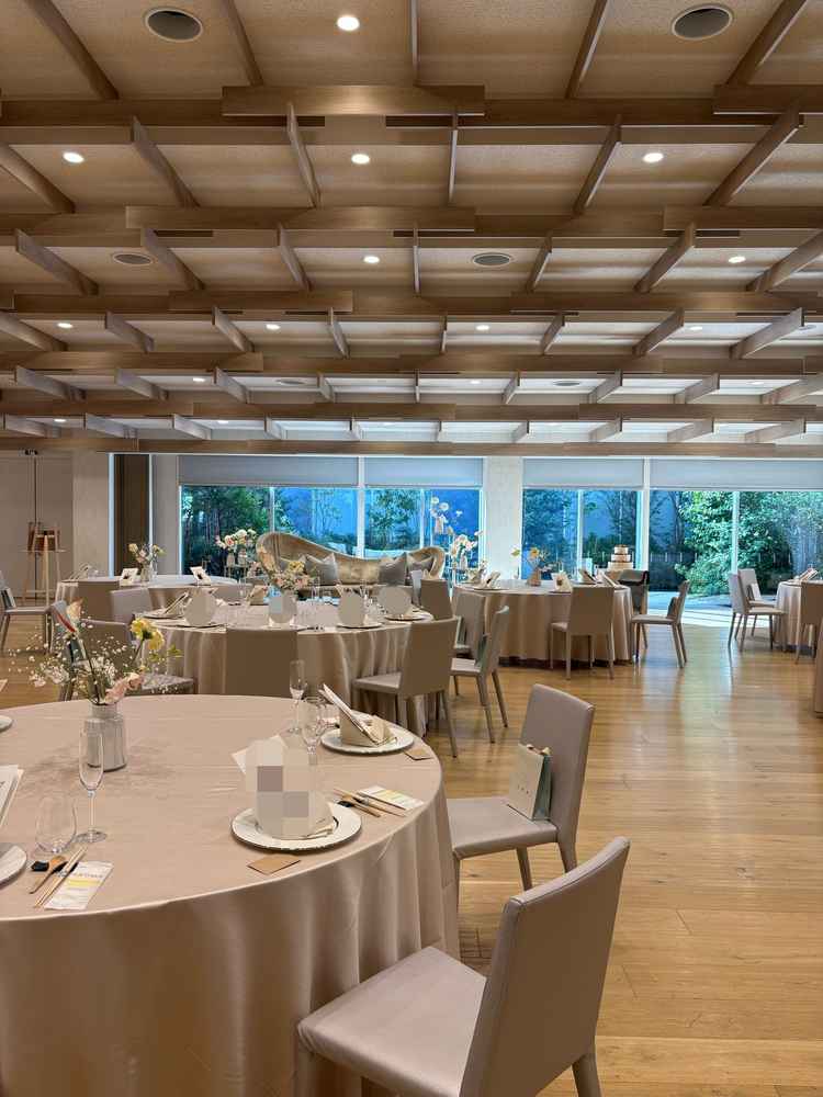 披露宴会場（ザ・バンケットルーム）親族先側から