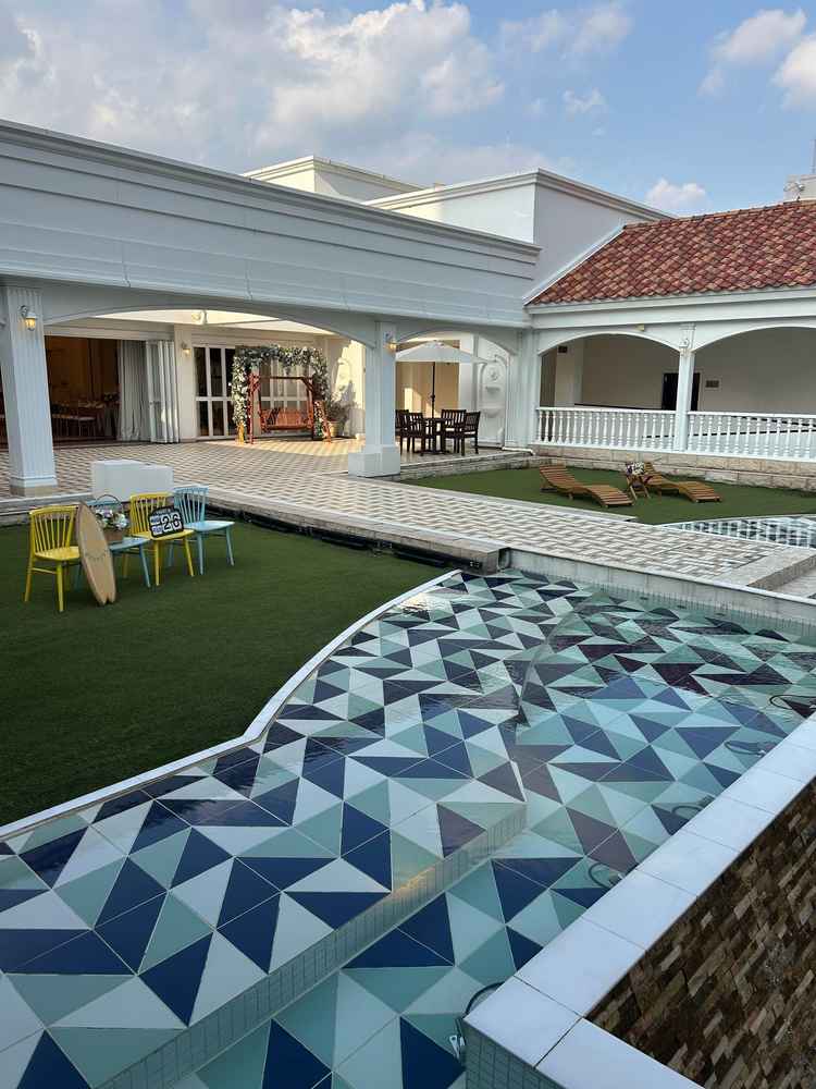 リゾート感のあるガーデン