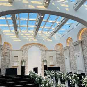 16時前ぐらいのチャペルです。天気も良く綺麗でした。