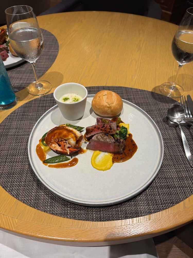 ウェルカムドリンクで美味しいドリンクが出てきた