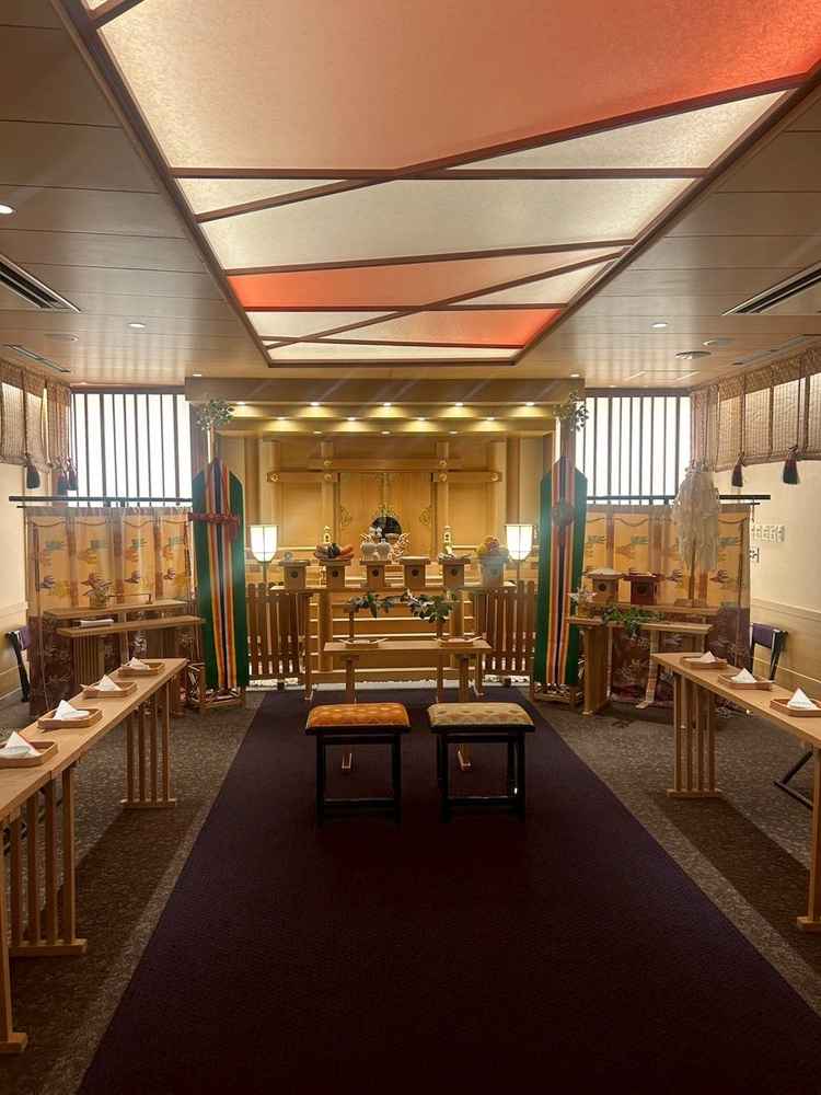 神前式場です。厳かな雰囲気でした！