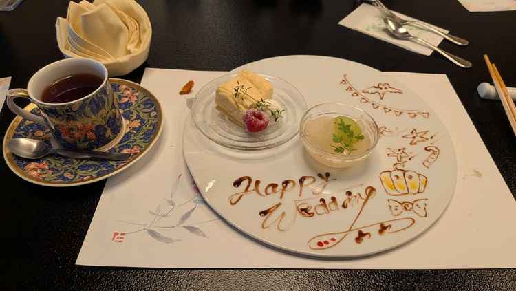 試食会のデザート